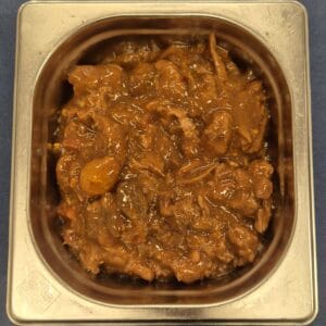1/6 Biefstukreepjes in stroganoffsaus (700 gr)