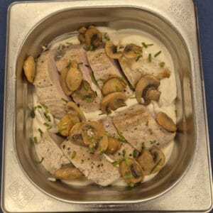 1/6 Varkenshaas champignonsaus 8 st x 50 gr (400 gr)